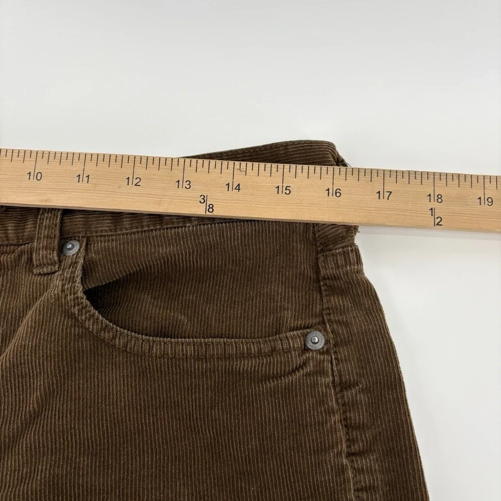 J Crew 770 Straight Fit Corduroy Pants Mens 32x32(31.5) Brown Preppy‎